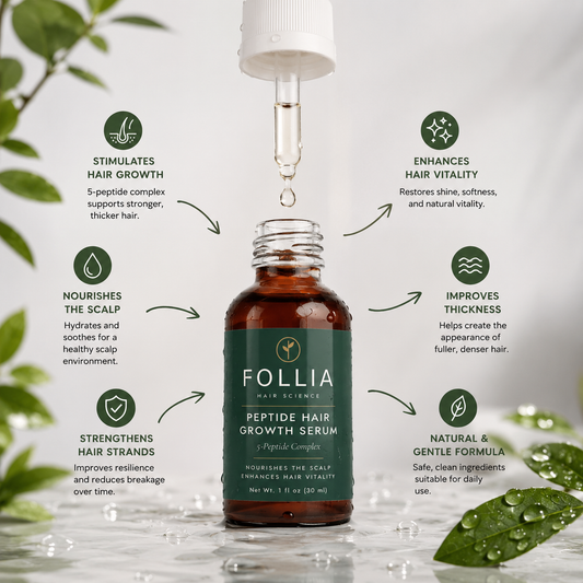 Follia Peptide Hair Growth Serum